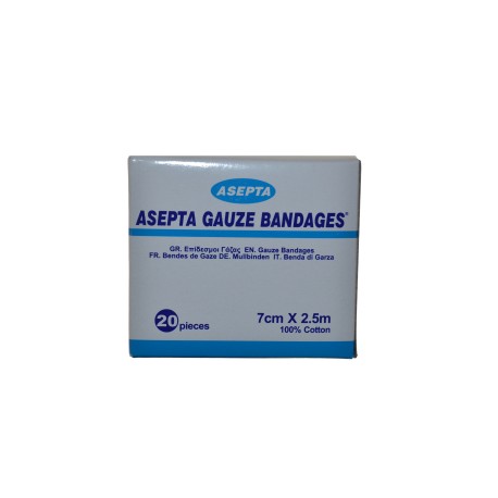 ASEPTA Gauze Bandage 7cm X 2,5m