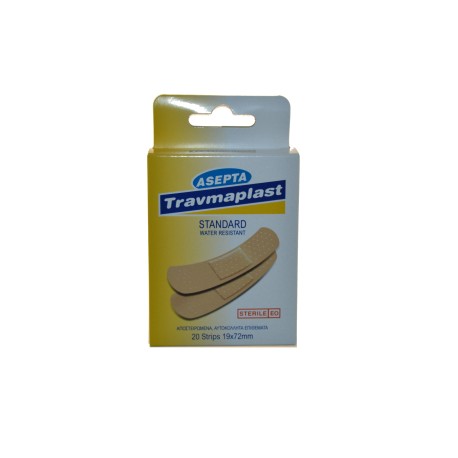 TRAVMAPLAST STANDARD 19mm X 72mm sterile /20pcs