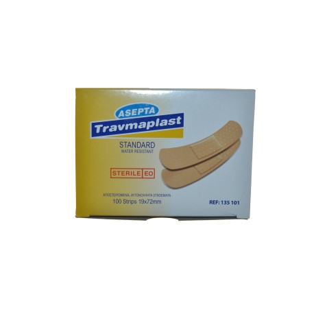 TRAVMAPLAST STANDARD 25mm X 72mm sterile/100pcs